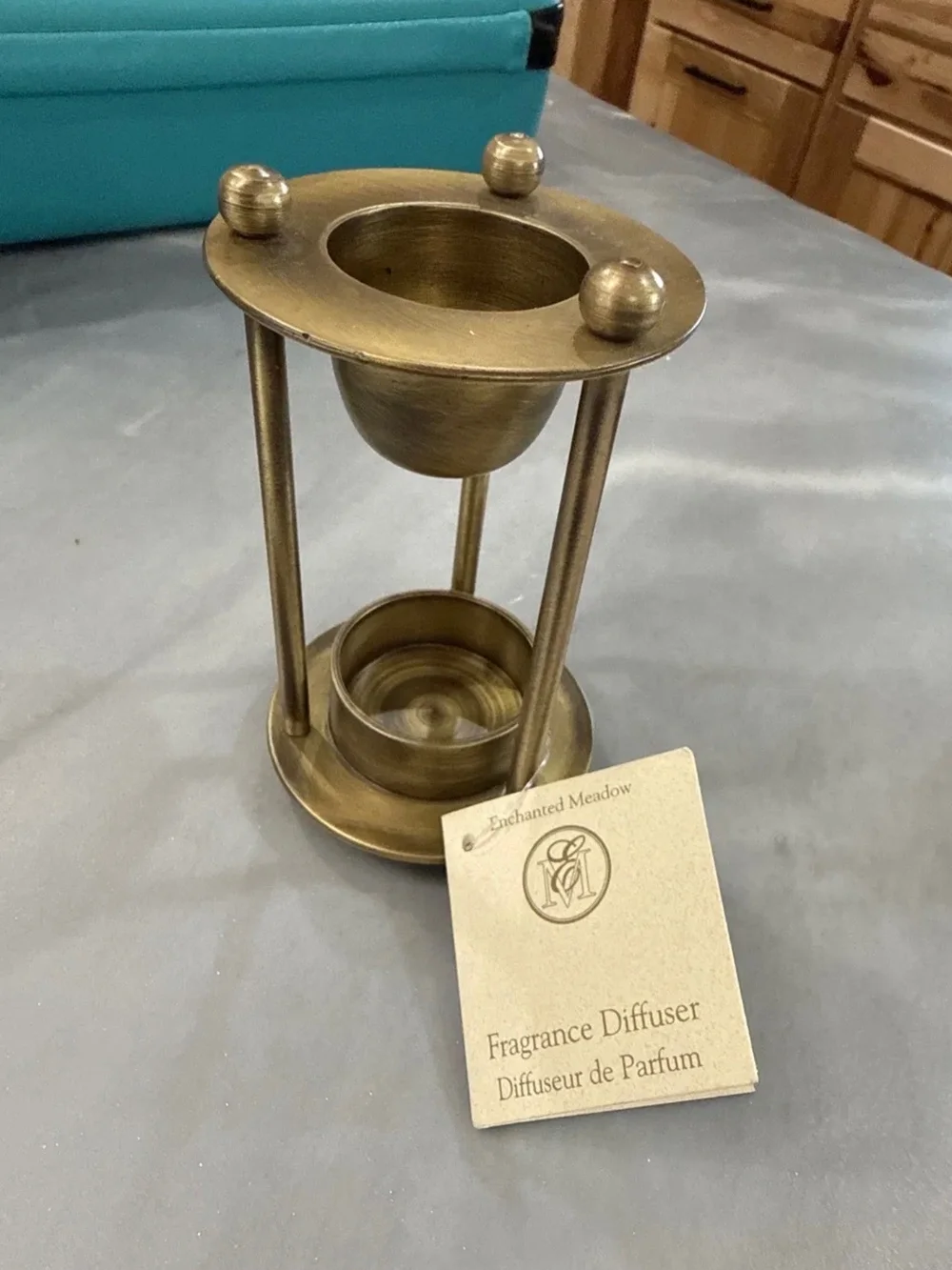 Brass Fragrance Diffuser - Antique Gold Look